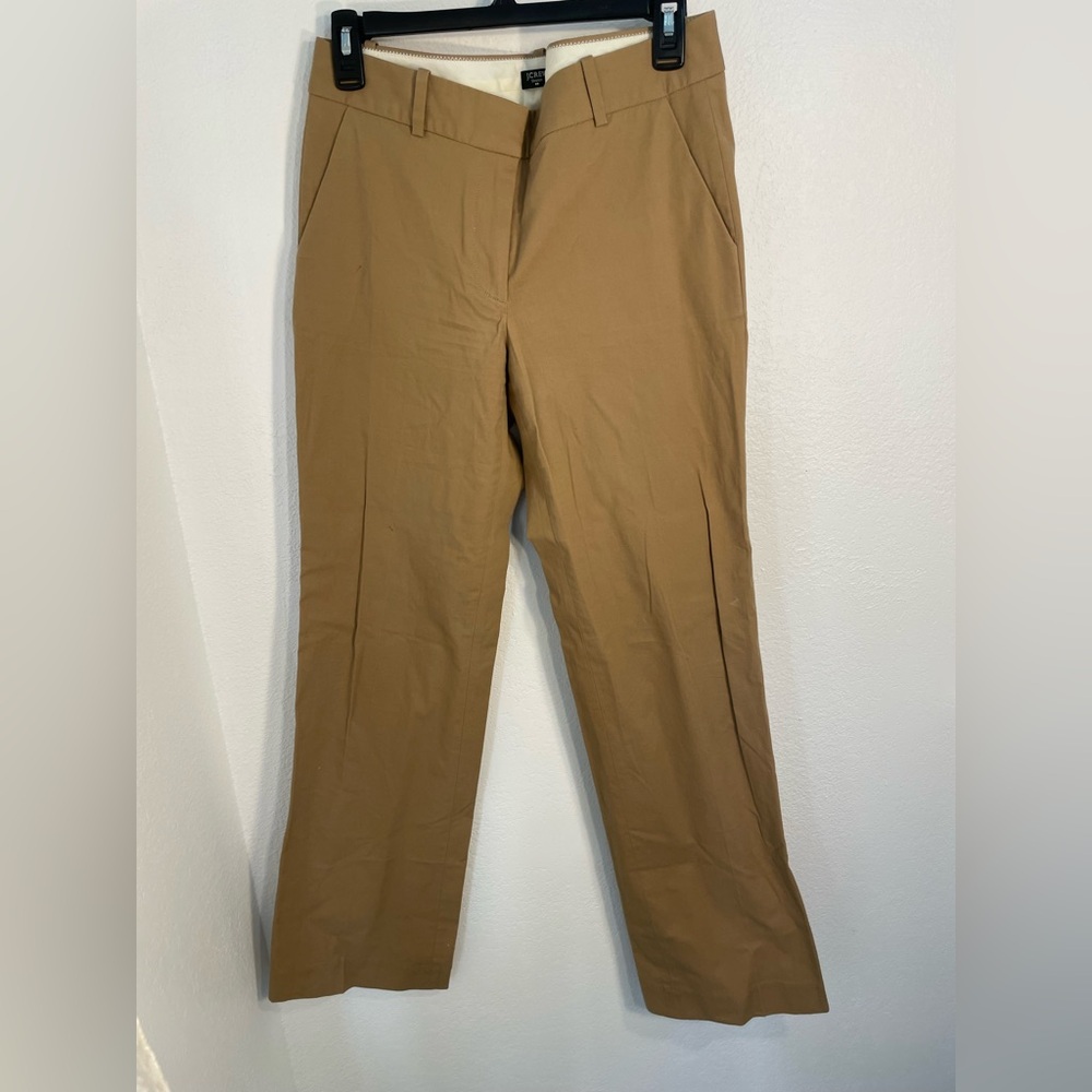 J. Crew Factory Tan Wide Leg Pants, size 4R